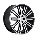 Redbourne Wheels - MANOR - Black - Matte Black with Matte Machined Face - 20" x 9.5", 32 Offset, 5x120 (Bolt Pattern), 72.6mm HUB