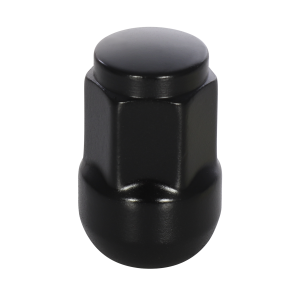 Mr.Lugnut/RHI Automotive - Ball Seat Black Nut 12mm x 1.50 Closed-end - Acorn - 36 mm Shank - 19mm Hex