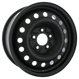 Envy Wheels - NX6 STEEL WHEEL - Black - FLAT BLACK - 16" x 6.5", 40 Offset, 5x114.3 (Bolt Pattern), 71.5mm HUB