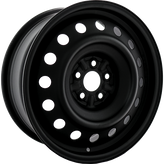 Envy Wheels - NX4 STEEL WHEEL - Black - FLAT BLACK - 16" x 6.5", 40 Offset, 5x100 (Bolt Pattern), 56.1mm HUB