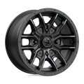 MSA Offroad Wheels - M43 FANG - Black - SATIN BLACK WITH TITANIUM TINT - 14" x 7", 10 Offset, 4x137 (Bolt Pattern), 112.1mm HUB