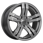 Dai Alloys - Target - Gunmetal - Gunmetal Reflex - 15" x 6.5", 40 Offset, 5x105 (Bolt Pattern), 56.6mm HUB