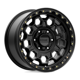 KMC Wheels - KM545 TREK - Black - SATIN BLACK - 17" x 9", 18 Offset, 6x139.7 (Bolt Pattern), 106.1mm HUB
