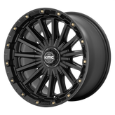 KMC Wheels - KM102 SIGNAL - Black - SATIN BLACK - 20" x 9", 18 Offset, 6x114.3, 139.7 (Bolt Pattern), 78.1mm HUB