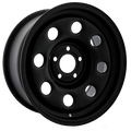 Envy Wheels - NX4 STEEL WHEEL - Black - FLAT BLACK - 16" x 7", 12 Offset, 5x114.3 (Bolt Pattern), 70.5mm HUB