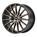 Helo - HE894 - Black - SATIN BLACK DARK TINT - 18" x 8", 38 Offset, 5x120 (Bolt Pattern), 74.1mm HUB