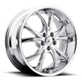 Asanti Black - ABL-8 ELEKTRA - Chrome - CHROME - 22" x 10", 38 Offset, 5x112 (Bolt Pattern), 74.1mm HUB