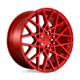 Rotiform - R109 BLQ - CANDY RED - 19" x 8.5", 45 Offset, 5x112 (Bolt Pattern), 66.6mm HUB