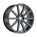 Redbourne Wheels - KENSINGTON - Gunmetal - GLOSS GUNMETAL - 24" x 10", 35 Offset, 5x120 (Bolt Pattern), 72.6mm HUB