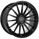 720 Form - RF3-V - Black - Gloss Black - 20" x 9", 35 Offset, 5x114.3 (Bolt Pattern), 73.1mm HUB