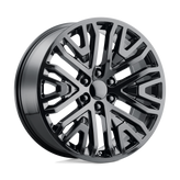 OE Creations - PR197 - Black - GLOSS BLACK - 22" x 9", 28 Offset, 6x139.7 (Bolt Pattern), 78.1mm HUB