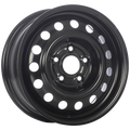 RNB - STEEL WHEEL - Black - Black E-Coating - 15" x 6", 45 Offset, 5x114.3 (Bolt Pattern), 64.1mm HUB