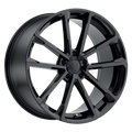 Mandrus - WOLF - Black - GLOSS BLACK - 22" x 10.5", 44 Offset, 5x112 (Bolt Pattern), 66.56mm HUB