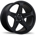 Replika - R227 - Black - Satin Black - 20" x 10.5", 25 Offset, 5x115 (Bolt Pattern), 71.5mm HUB