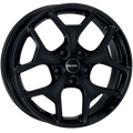Mak Wheels - LIBERTY - Black - GLOSS BLACK - 17" x 7.5", 39 Offset, 5x108 (Bolt Pattern), 72mm HUB