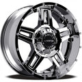 KranK Off-road - Hammer - Chrome - Chrome - 20" x 9", 18 Offset, 8x180 (Bolt Pattern), 124.4mm HUB