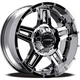 KranK Off-road - Hammer - Chrome - Chrome - 20" x 9", 18 Offset, 8x180 (Bolt Pattern), 124.4mm HUB