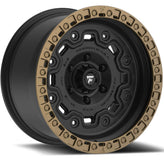 Fittipaldi Offroad - FTC16 - Black - Satin Black W- Bronze Lip - 17" x 9", -12 Offset, 5x127 (Bolt Pattern), 71.5mm HUB