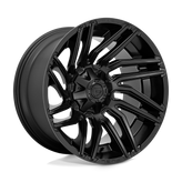 Fuel - D775 TYPHOON - Black - MATTE BLACK - 22" x 12", -44 Offset, 5x114.3, 127 (Bolt Pattern), 78.1mm HUB