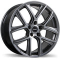 Fast Wheels - Tactic - Grey - Titanium - 17" x 7.5", 45 Offset, 5x114.3 (Bolt Pattern), 66.1mm HUB