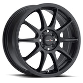 Vision Wheel Street Designs - 425 BANE - Black - Matte Black - 15" x 6.5", 38 Offset, 4x100, 108 (Bolt Pattern), 73.1mm HUB