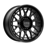 KMC Wheels - KM722 TECHNIC - Black - SATIN BLACK - 20" x 9", 18 Offset, 8x180 (Bolt Pattern), 124.2mm HUB