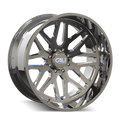 Cali Off-Road - INVADER - Chrome - CHROME - 28" x 12", -44 Offset, 8x165.1 (Bolt Pattern), 125.2mm HUB