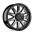 Black Rhino - EXCURSION - Black - Gloss Black with Mirror Face - 18" x 8", 48 Offset, 5x130 (Bolt Pattern), 84.1mm HUB