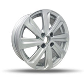 DTD - Replica - Silver - Silver - 15" x 5.5", 35 Offset, 4x100 (Bolt Pattern), 54.1mm HUB