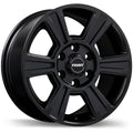 Fast Wheels - Tera - Black - Satin Black - 16" x 7.5", 45 Offset, 6x130 (Bolt Pattern), 84.1mm HUB