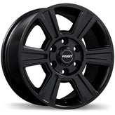 Fast Wheels - Tera - Black - Satin Black - 16" x 7.5", 45 Offset, 6x130 (Bolt Pattern), 84.1mm HUB