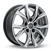 RTX Wheels - Windsor - Gunmetal - Gunmetal Machined - 17" x 7", 35 Offset, 5x127 (Bolt Pattern), 71.5mm HUB