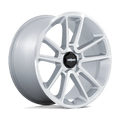 Rotiform - R192 BTL - Silver - Gloss Silver With Machined Face - 21" x 10.5", 38 Offset, 5x112 (Bolt Pattern), 66.6mm HUB