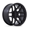 Fuel - FLUX - Black - BLACKOUT - 22" x 10", -18 Offset, 6x135 (Bolt Pattern), 87.1mm HUB