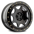 Fittipaldi Offroad - FTF19 - Gunmetal - Dark Tint Brushed - 20" x 9", 35 Offset, 5x120 (Bolt Pattern), 73mm HUB