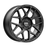 KMC Wheels - KM708 BULLY - Black - Satin Black - 18" x 8", 38 Offset, 5x120 (Bolt Pattern), 74.1mm HUB