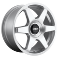 Rotiform - R114 SIX - Silver - GLOSS SILVER - 18" x 8.5", 45 Offset, 5x100, 112 (Bolt Pattern), 66.56mm HUB