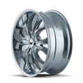 Mazzi - HUSTLER - Chrome - CHROME - 18" x 7.5", 40 Offset, 5x108, 114.3 (Bolt Pattern), 72.6mm HUB