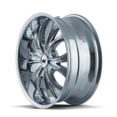 Mazzi - HUSTLER - Chrome - CHROME - 18" x 7.5", 40 Offset, 5x108, 114.3 (Bolt Pattern), 72.6mm HUB