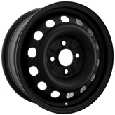 Envy Wheels - NX4 STEEL WHEEL - Black - FLAT BLACK - 15" x 6", 47 Offset, 4x108 (Bolt Pattern), 63.4mm HUB