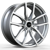 Advanti - Rasato - Grey - Matte Grey W/ Machined Face - 19" x 8.5", 35 Offset, 5x112 (Bolt pattern), 66.6mm HUB