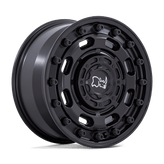 Black Rhino - ATLAS - Black - Matte Black - 17" x 8", 38 Offset, 6x130 (Bolt pattern), 84.1mm HUB