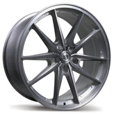 Braelin - BRF1 - Grey - Brushed Matte Carbon Grey - 20" x 9", 25 Offset, 5x115 (Bolt pattern), 70.3mm HUB - BRF1-2090-90NF+25C703