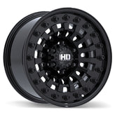 Fast HD - Shred - Black - Gloss Black - 17" x 9", 0 Offset, 6x139.7 (Bolt pattern), 106.1mm HUB