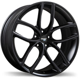 Fast Wheels - EV04 - Black - Satin Black - 21" x 8.5", 40 Offset, 5x120 (Bolt pattern), 64.1mm HUB - FE04E-2185-12BT+40C641