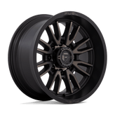 Fuel - D762 CLASH - Black - Matte Black Double Dark Tint - 20" x 10", -18 Offset, 8x180 (Bolt pattern), 124.2mm HUB - D76220001847