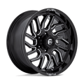 Fuel - D807 HURRICANE - Black - Gloss Black Milled - 20" x 9", 1 Offset, 6x139.7 (Bolt pattern), 106.1mm HUB - D80720908450