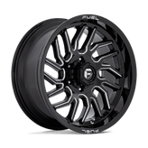 Fuel - D807 HURRICANE - Black - Gloss Black Milled - 20" x 9", 1 Offset, 6x139.7 (Bolt pattern), 106.1mm HUB - D80720908450