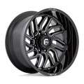 Fuel - D807 HURRICANE - Black - Gloss Black Milled - 20" x 9", 20 Offset, 5x150 (Bolt pattern), 110.1mm HUB - D80720905657