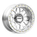 KMC Wheels - KM235 GRENADE CRAWL BEADLOCK - Silver - Machined - 20" x 10", -48 Offset, 8x170 (Bolt pattern), 125.1mm HUB - KM23521087548N